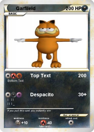 Pokemon Garfileld