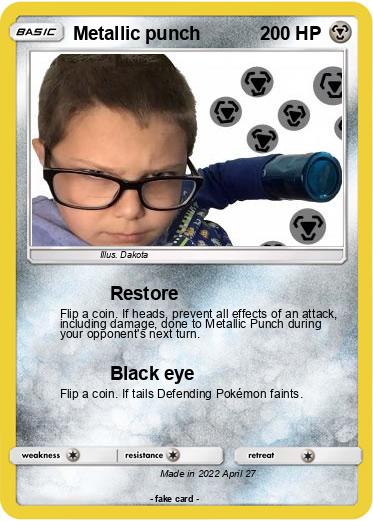 Pokemon Metallic punch