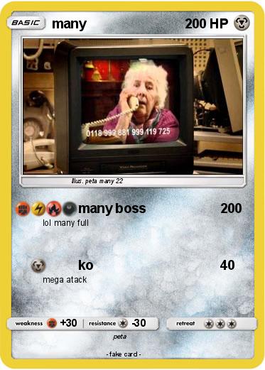 Pokemon many