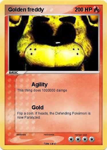Pokemon Golden freddy