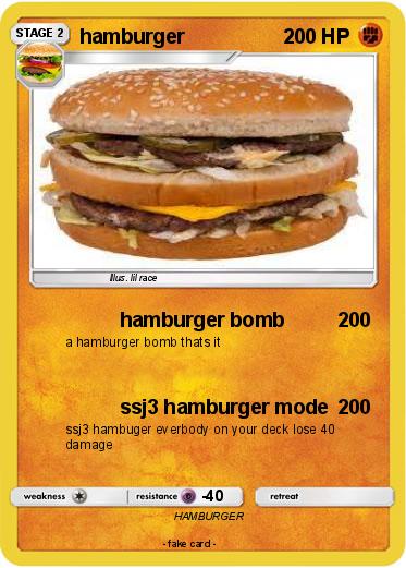 Pokemon hamburger