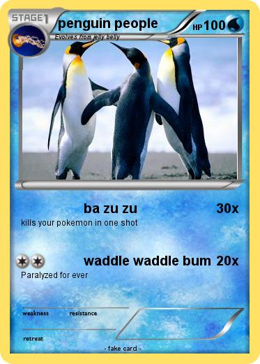 Pokemon penguin people
