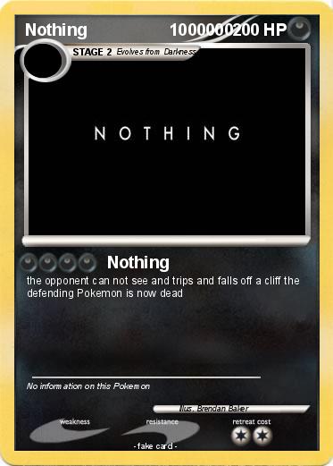 Pokemon Nothing                  1000000