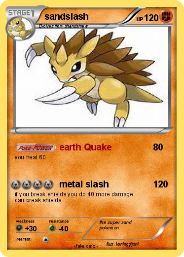 Pokemon sandslash