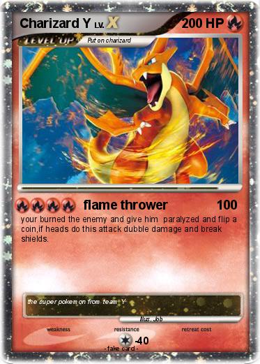 Pokemon Charizard Y