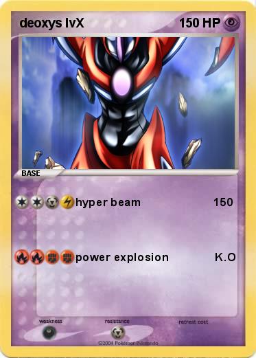 Pokemon deoxys lvX
