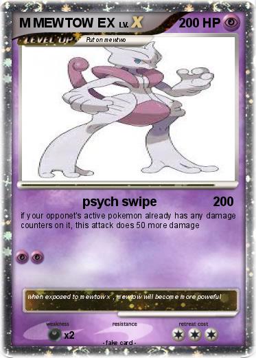 Pokemon M MEWTOW EX