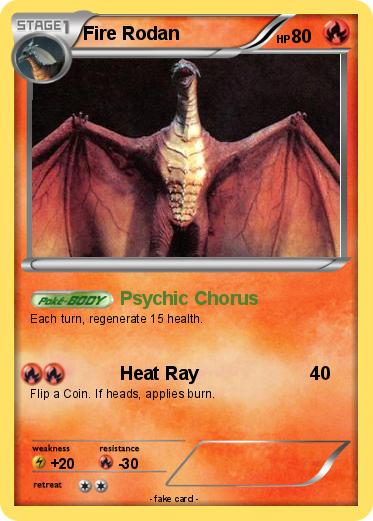 Pokemon Fire Rodan