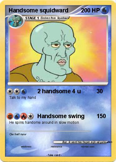 Pokemon Handsome squidward