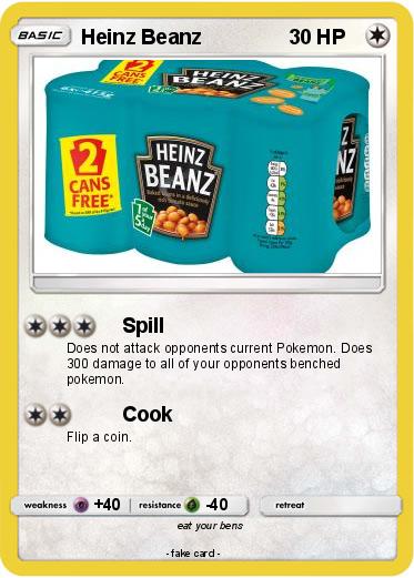 Pokemon Heinz Beanz