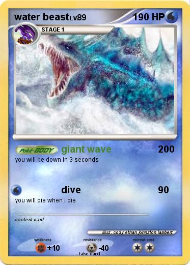 Pokemon water beast