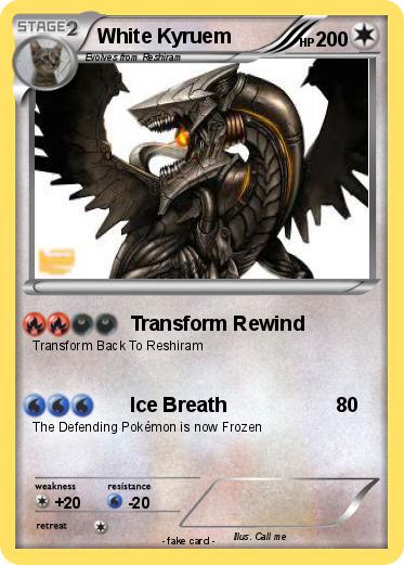 Pokemon White Kyruem