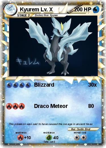 Pokemon Kyurem Lv. X