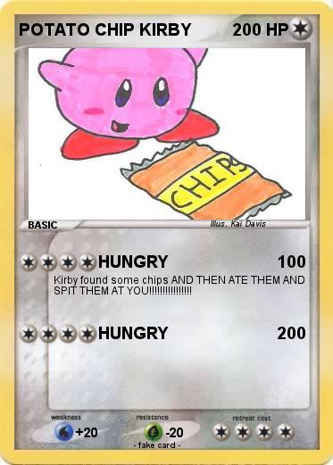 Pokemon POTATO CHIP KIRBY