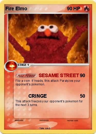 Pokemon Fire Elmo