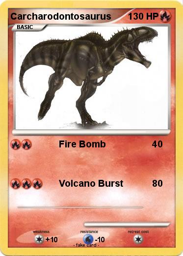 Pokemon Carcharodontosaurus