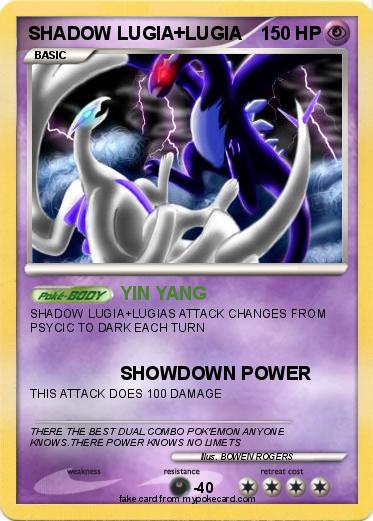 Pokemon SHADOW LUGIA+LUGIA