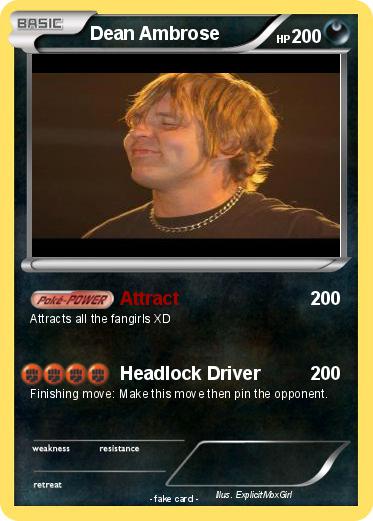 Pokemon Dean Ambrose
