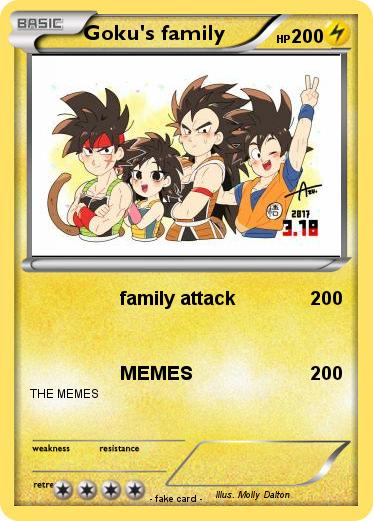 Pokemon Goku's family