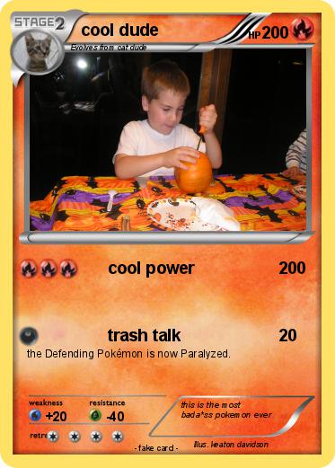 Pokemon cool dude