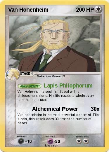 Pokemon Van Hohenheim Pokemon Van Hohenheim