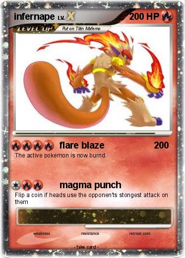 Pokemon infernape
