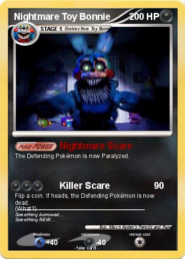 Pokemon Nightmare Toy Bonnie