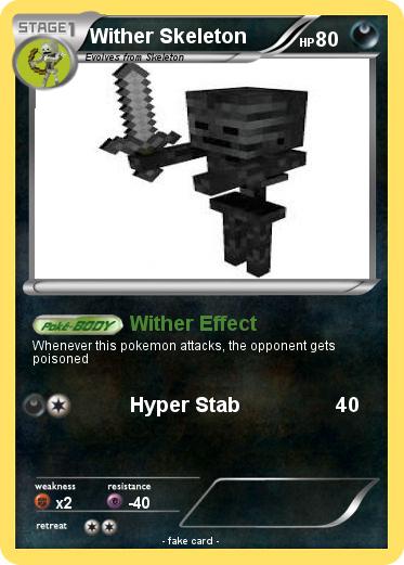Pokemon Wither Skeleton