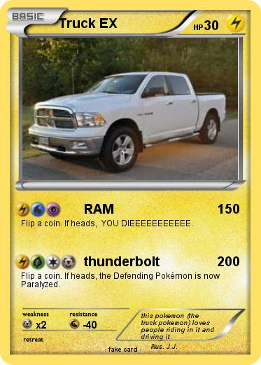Pokemon Truck EX