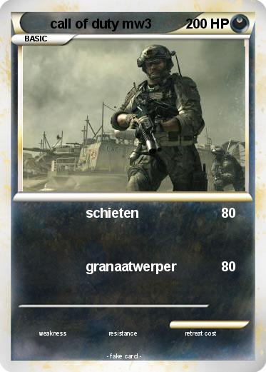 Pokemon call of duty mw3