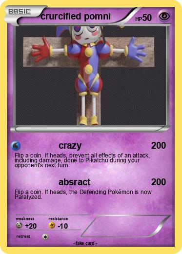 Pokemon crurcified pomni