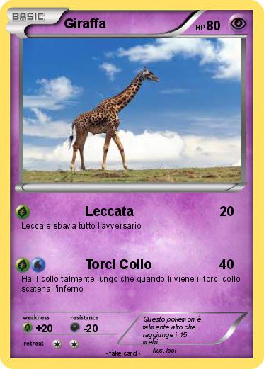Pokemon Giraffa