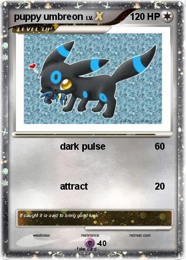 Pokemon puppy umbreon