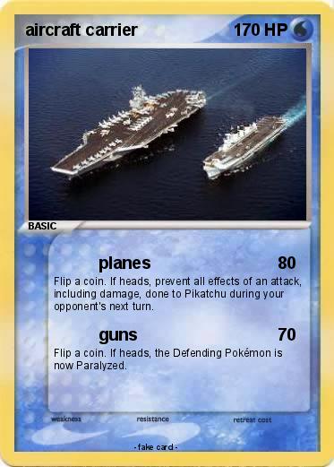 Pokemon aircraft carrier
