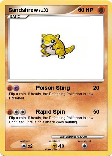 Pokemon Sandshrew