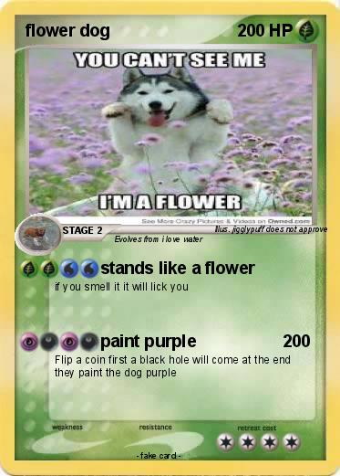 Pokemon flower dog