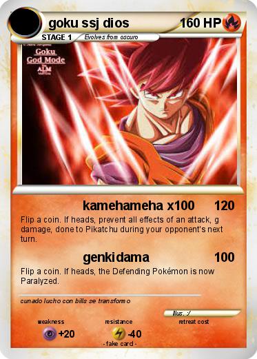 Pokemon goku ssj dios