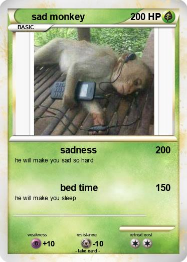 Pokemon sad monkey