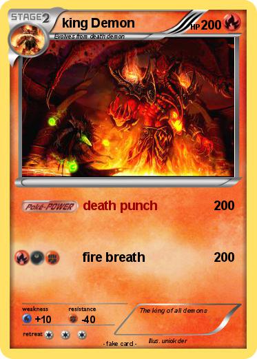 Pokemon king Demon