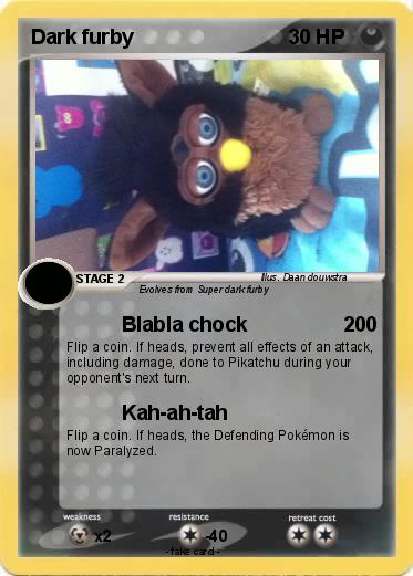 Pokemon Dark furby