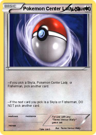 Pokemon Pokemon Center Lady (Guest)