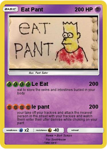 Pokemon Eat Pant