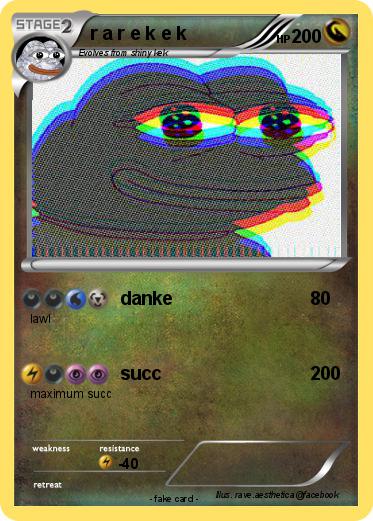 Pokemon r a r e k e k