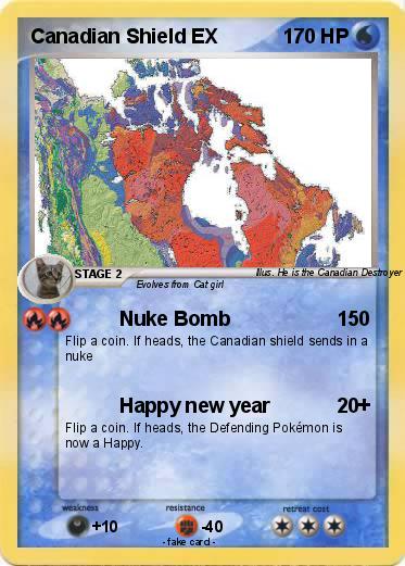 Pokemon Canadian Shield EX