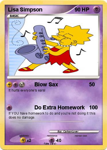 Pokemon Lisa Simpson