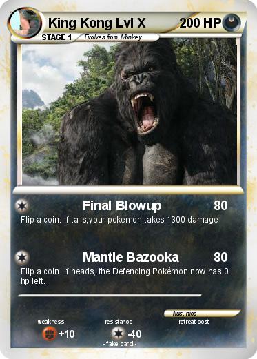 Pokemon King Kong Lvl X