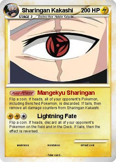 Pokemon Sharingan Kakashi