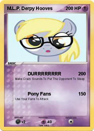 Pokemon M.L.P. Derpy Hooves