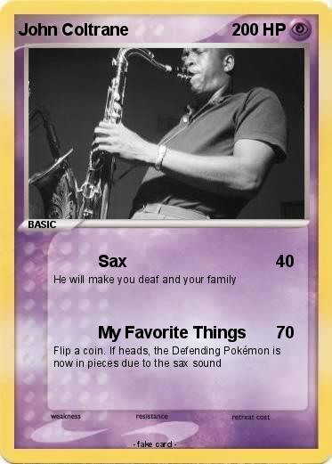 Pokemon John Coltrane