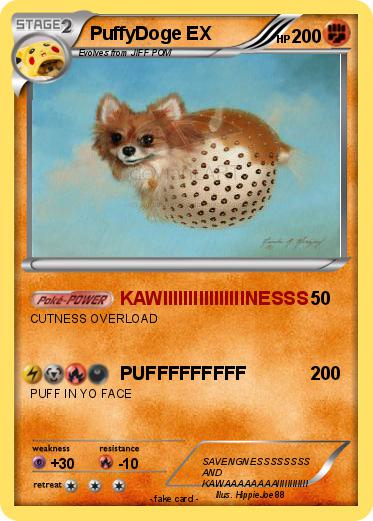 Pokemon PuffyDoge EX